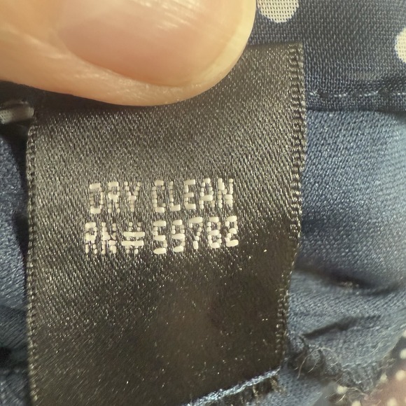 Adrianna Papell Dress Women's 4 Blue White Polkadot Party Date Night Flirty NEW - Picture 9 of 11